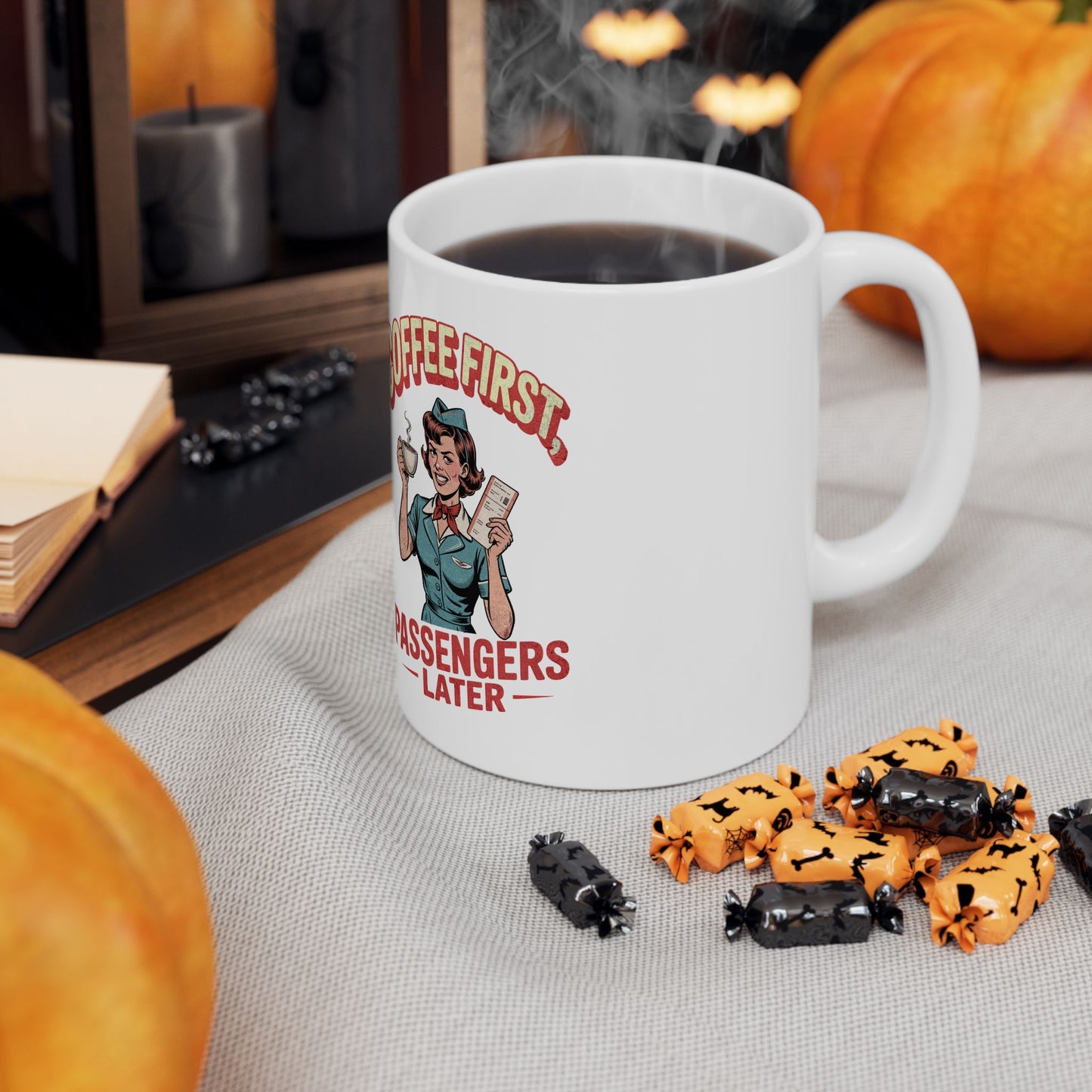 Cabin Crew Ceramic Mug – Fuel for the Frequent Flyer