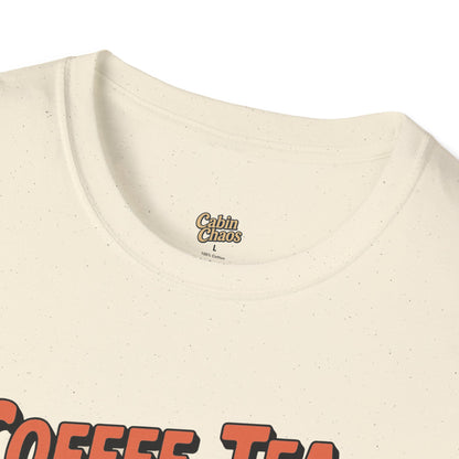 Copy of Coffee, Tea, or Therapy Unisex Softstyle T-Shirt | Funny Gift, Casual Wear, Coffee Lover Tee, Perfect for Friends, Cabin Crew
