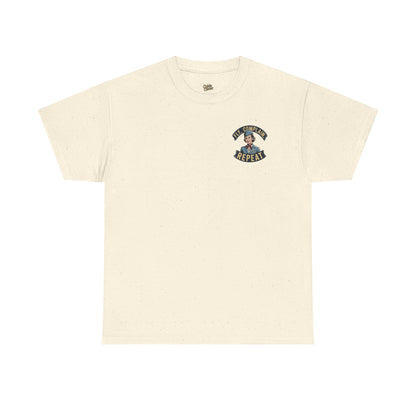 Vintage Flight Attendant Design T-Shirt | Fly Complain Repeat