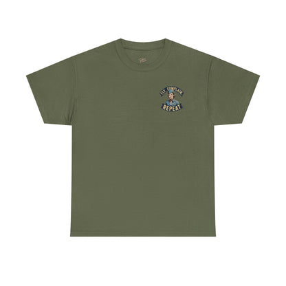 Vintage Flight Attendant Design T-Shirt | Fly Complain Repeat