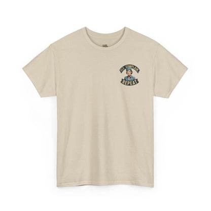 Vintage Flight Attendant Design T-Shirt | Fly Complain Repeat